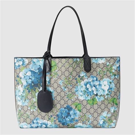 gucci floral bag blue|Gucci inspired floral handbags.